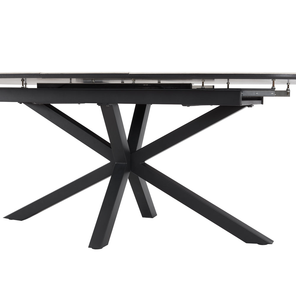 Vera Extending 160-200cm Ceramic Dining Table, White