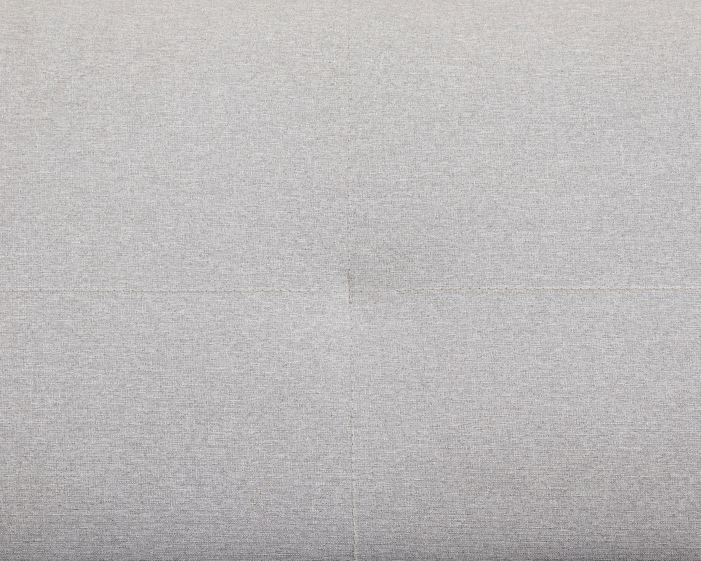 Hazel Fabric Sofa Bed Contrast Fabric Pillow Topper Wooden Legs, Grey Fabric