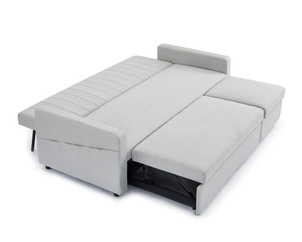 Devon Grey Linen fabric Sofabed