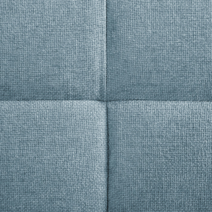 Jemma Blue Chenille Fabric Sofa Bed