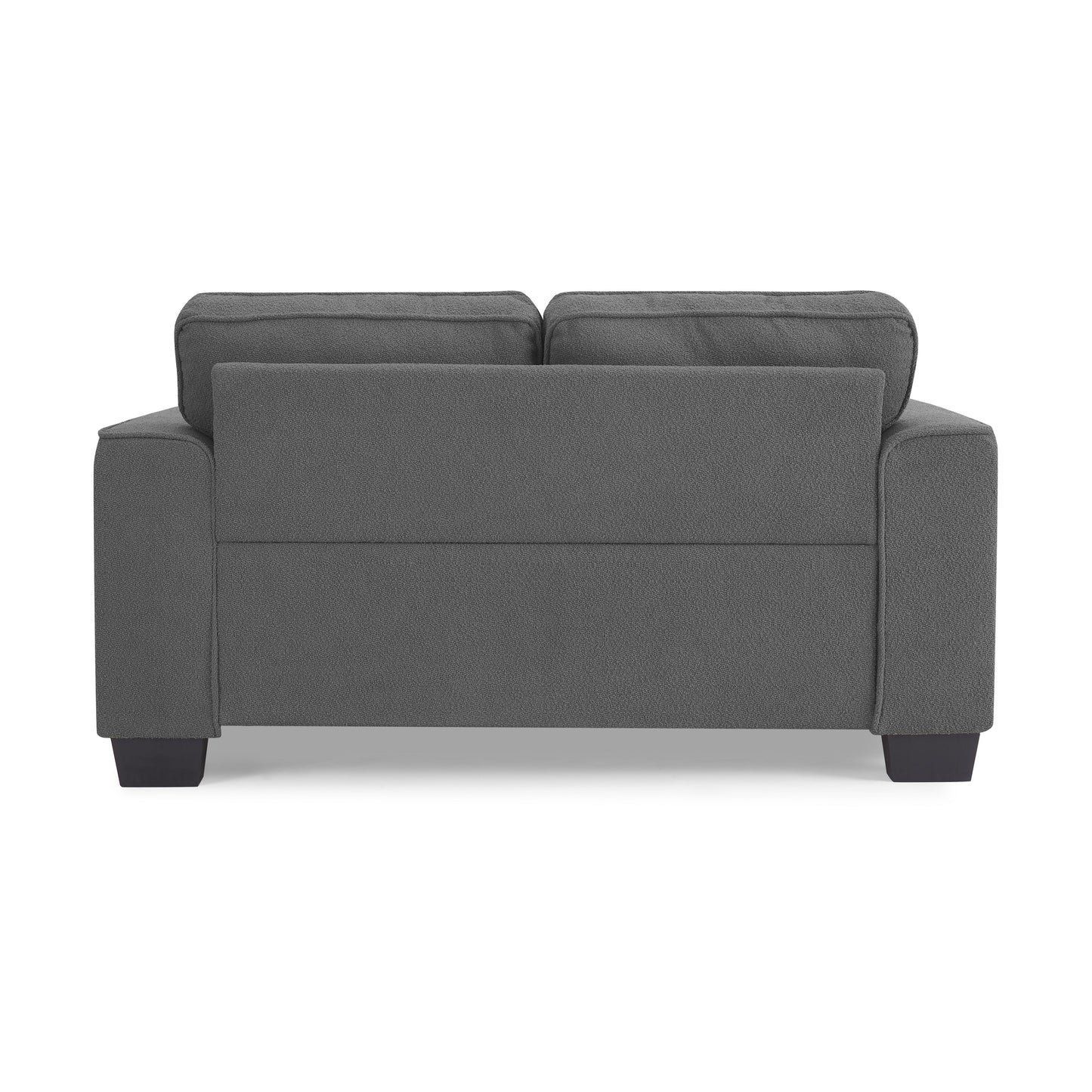 Jada Dark Grey Boucle Fabric 2 Seater Sofa