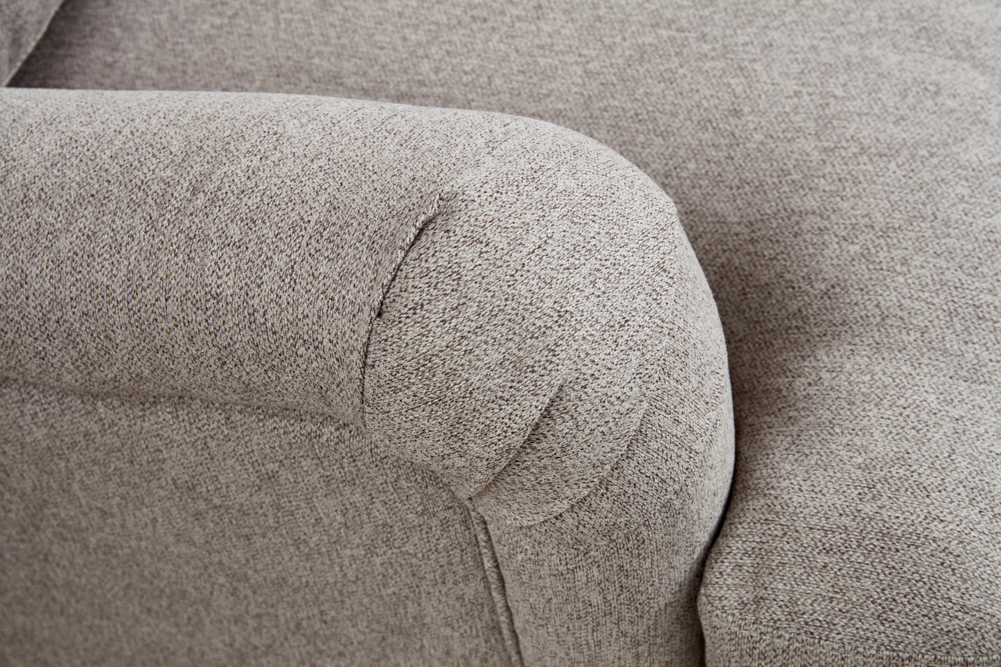 Cambridge 3 Seater Beige Linen Sofa