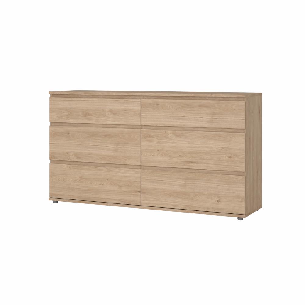 Nova Chest of 6 Drawers- Jackson Hickory