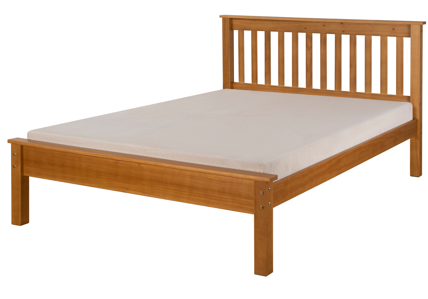 Kaiden Small Double Bed Frame - Rustic Pine