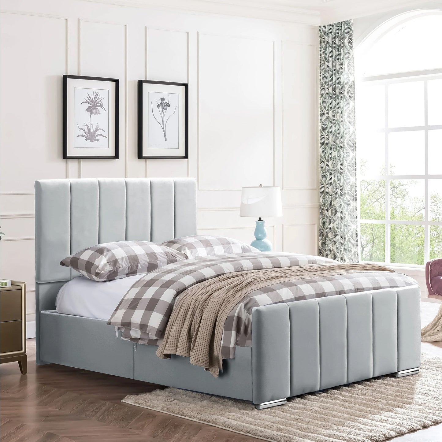 Brooke Single Bedframe - Cream
