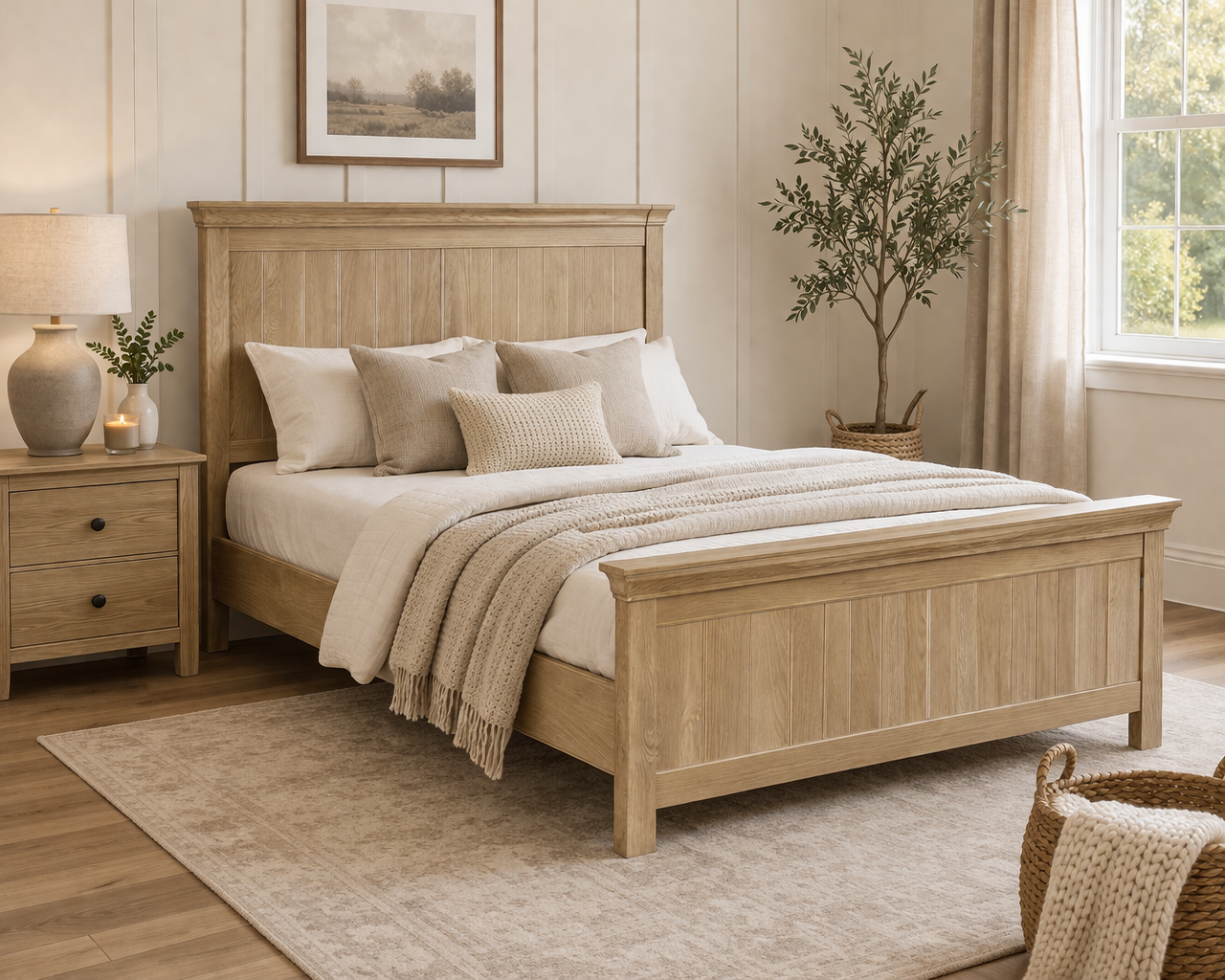 Oslo 5ft King Size - Light Oak