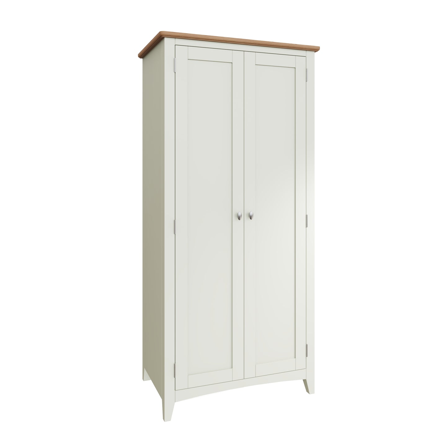 Geras White Full Hanging Wardrobe