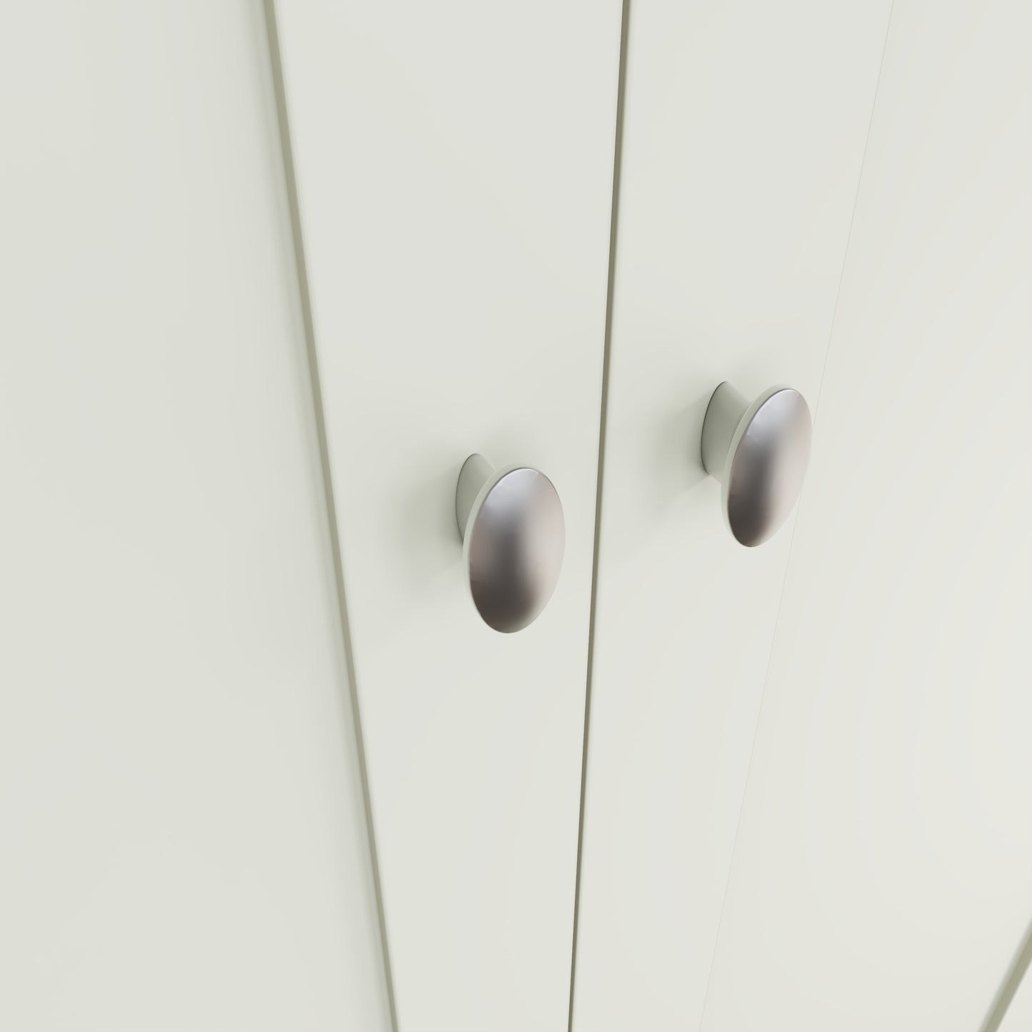 Geras White Full Hanging Wardrobe