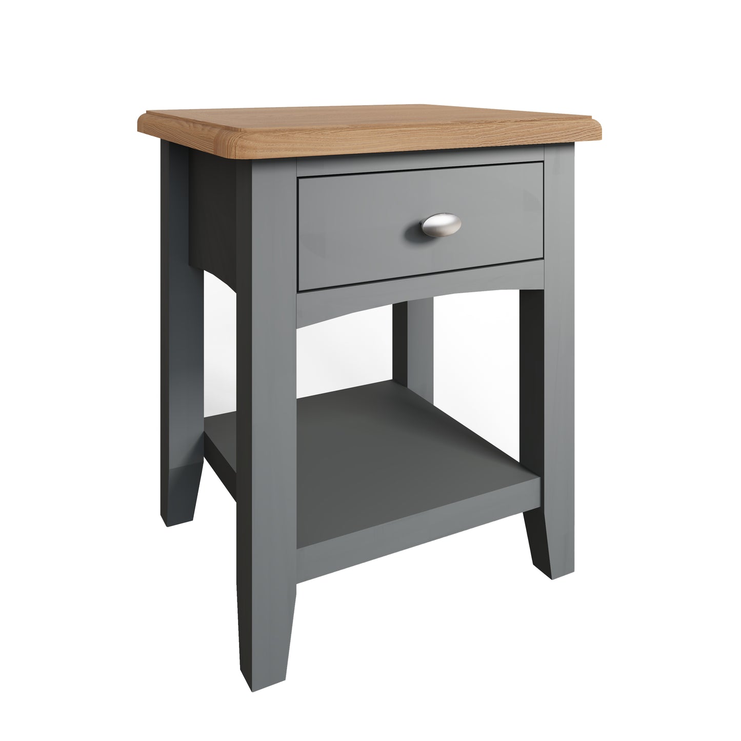Geras Grey Lamp Table