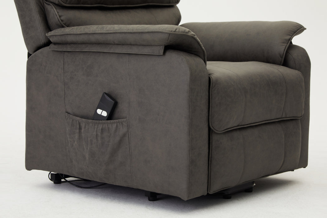 Meadow Electric Lift and Tilt Recliner - Dark Grey