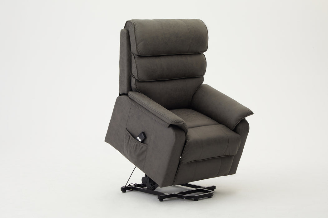 Meadow Electric Lift and Tilt Recliner - Dark Grey