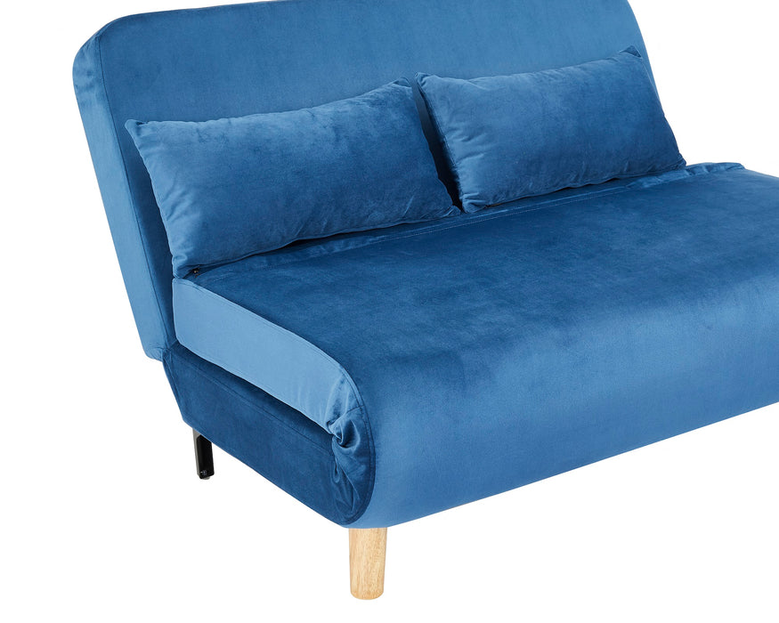 Lawson Double Futon Sofa Bed - Blue Velvet