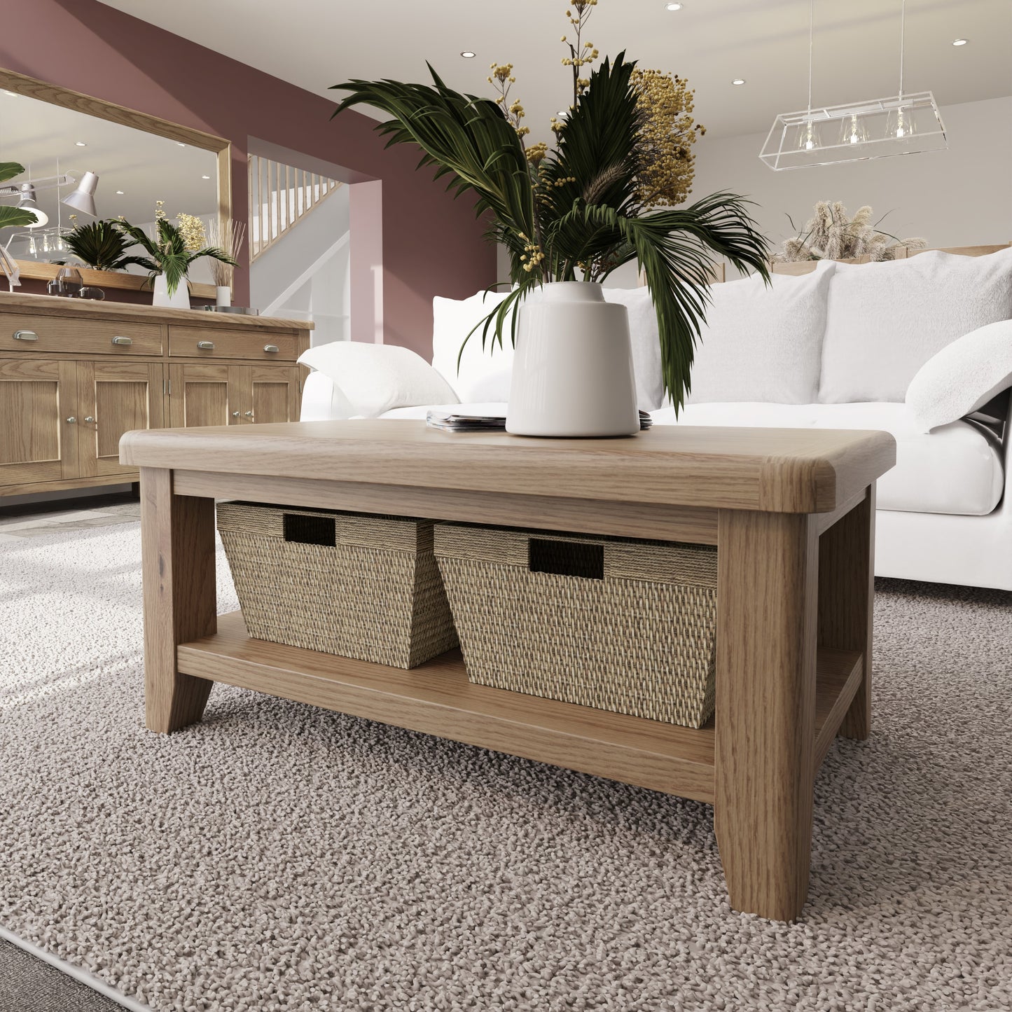 Helios Smoked Oak Coffee Table