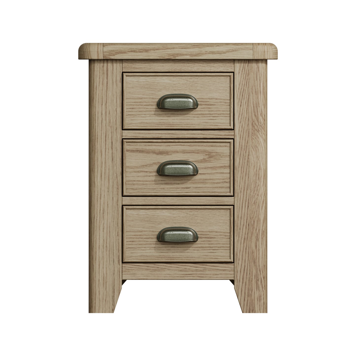 Helios Smoked Oak Large Bedside Cabinet