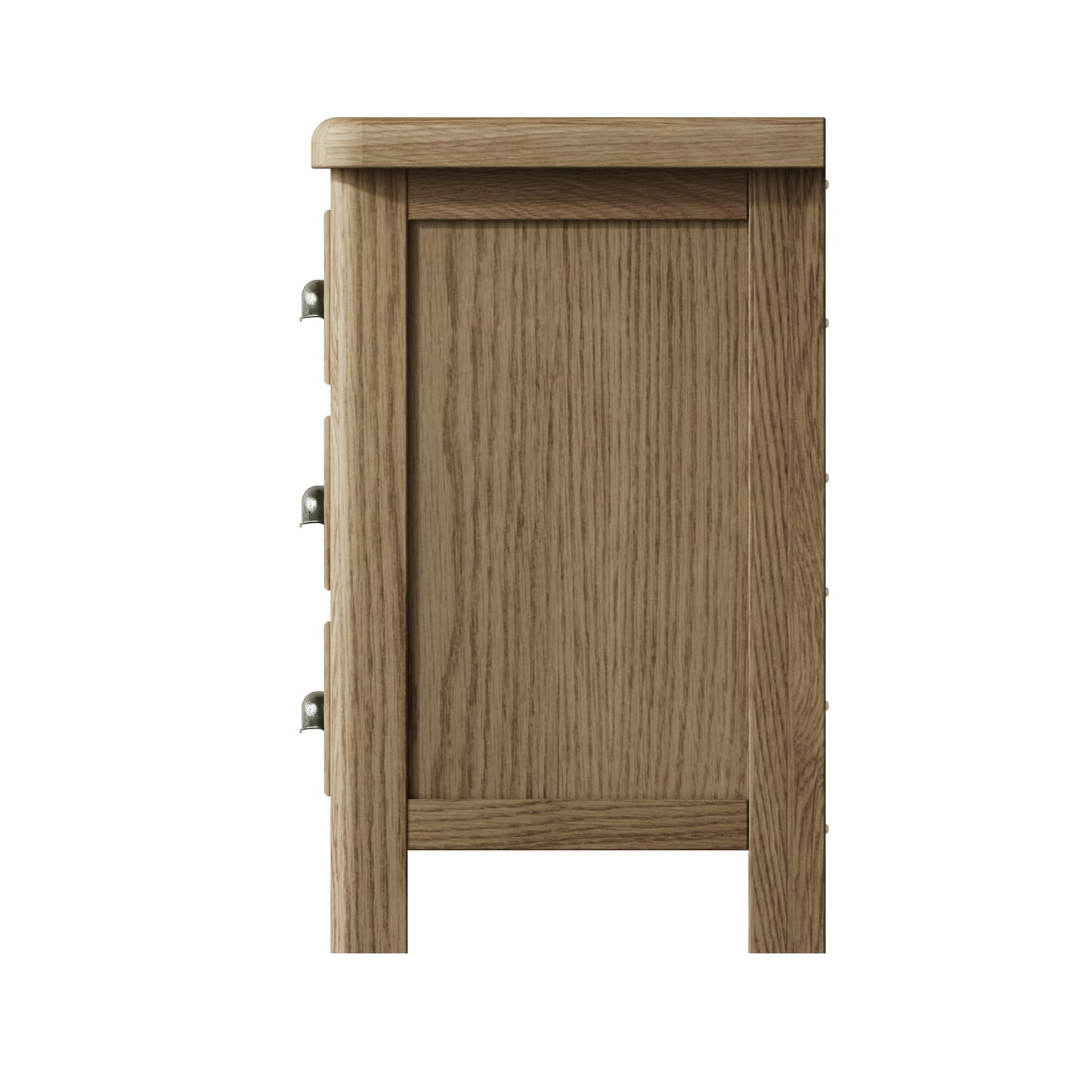 Helios Smoked Oak Large Bedside Cabinet