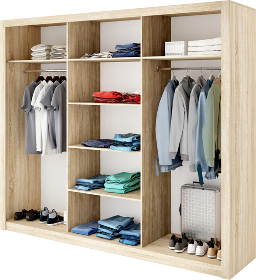 Venus 2.5m Sliderobe - Oak