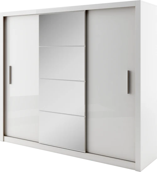 Venus 2.5m Sliderobe - White