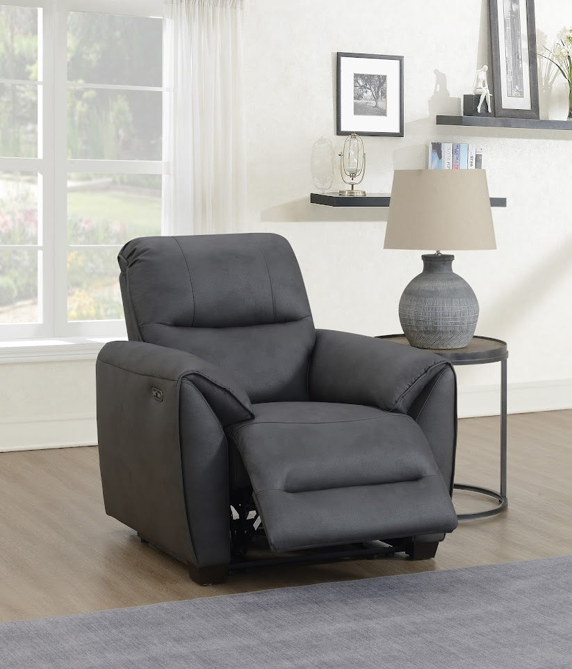 Oslo Chair - Power Recliner - Dark Grey