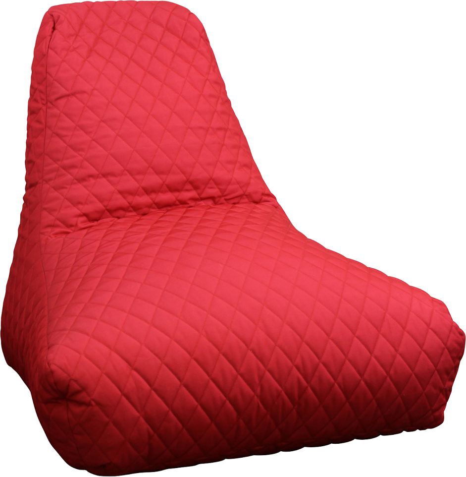 Cosy Quilted Bean Bag - Red