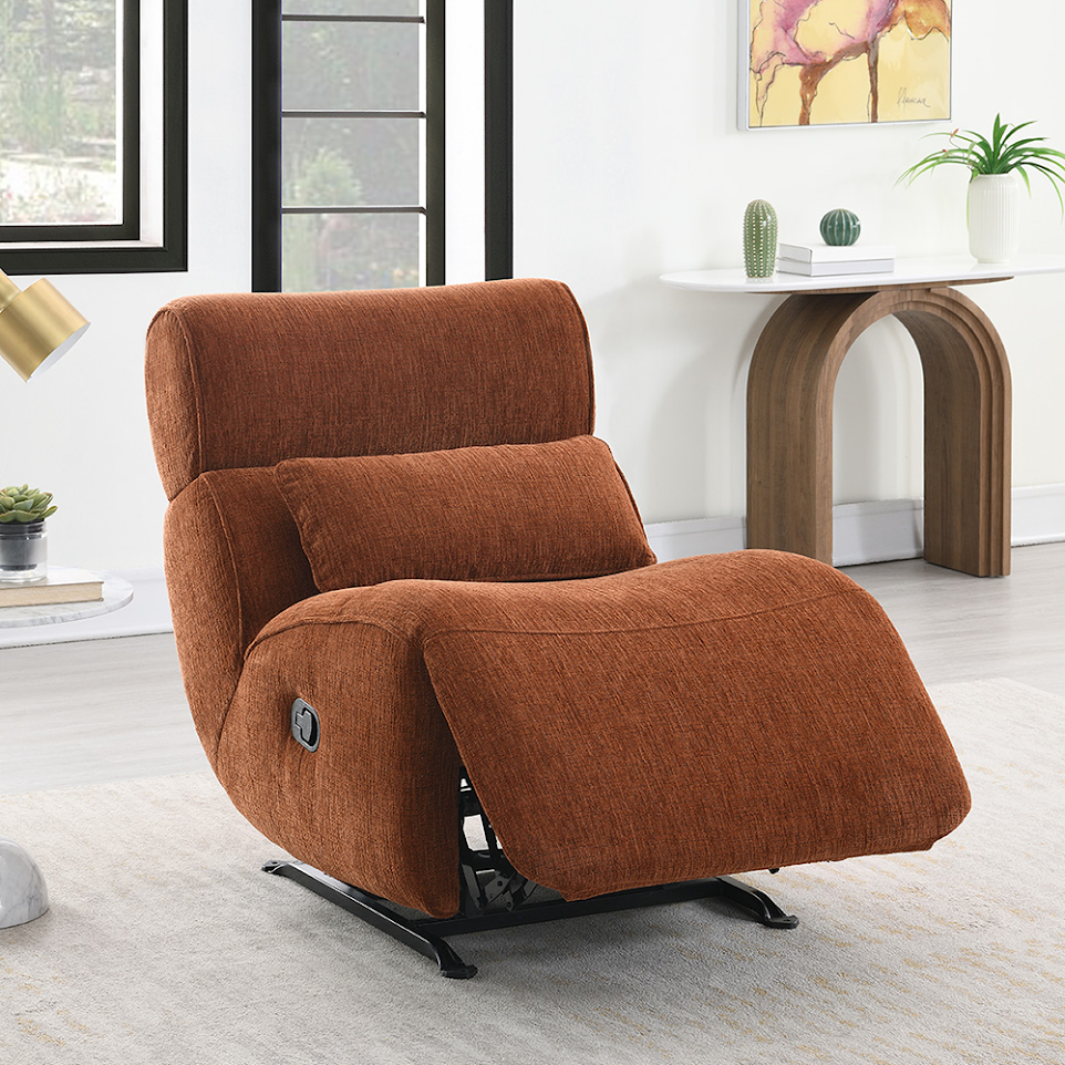 Minsk Manual Recliner Rocker - Deep Terra