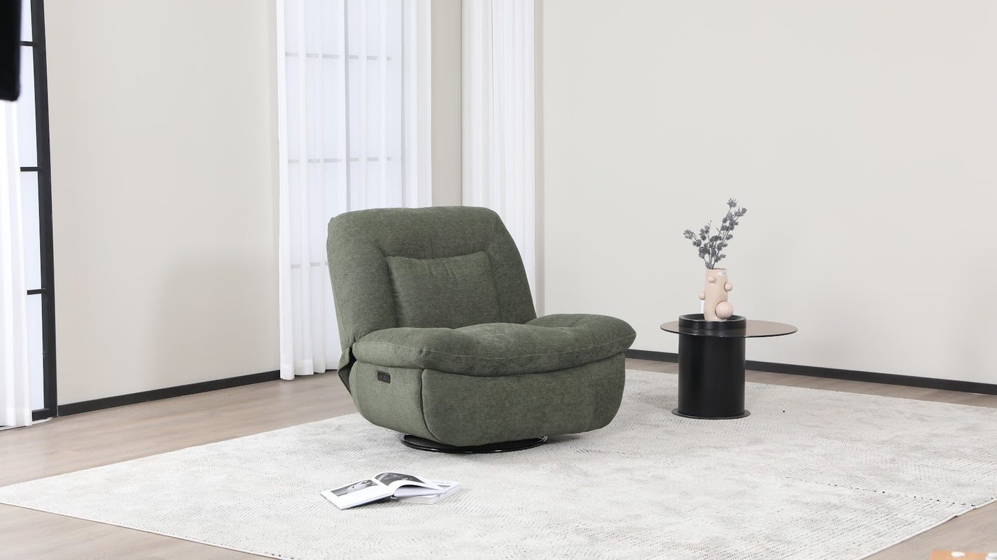 Belarus Reclining Chair - Green