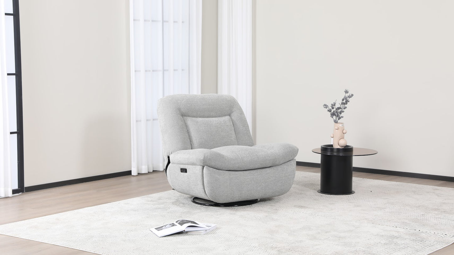 Belarus Reclining Chair - Indigo