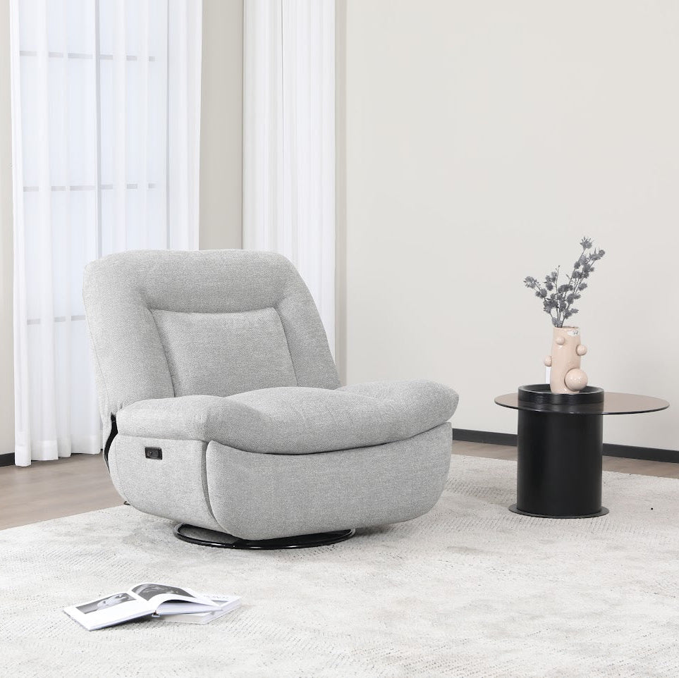 Belarus Reclining Chair - Indigo