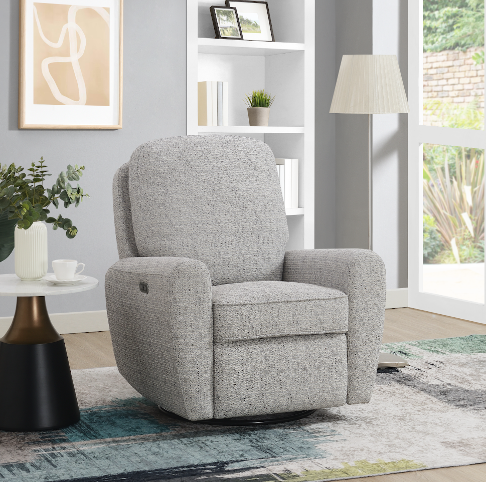 Rotterdam Swivel Chair - Stone