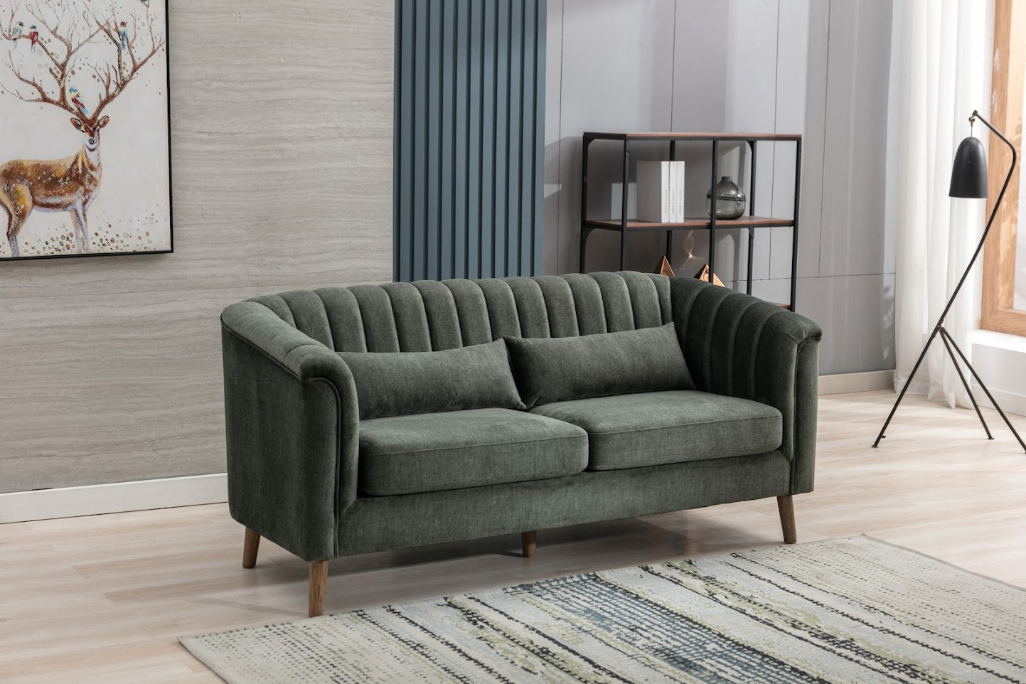 Genova 3 Seater - Winter Moss
