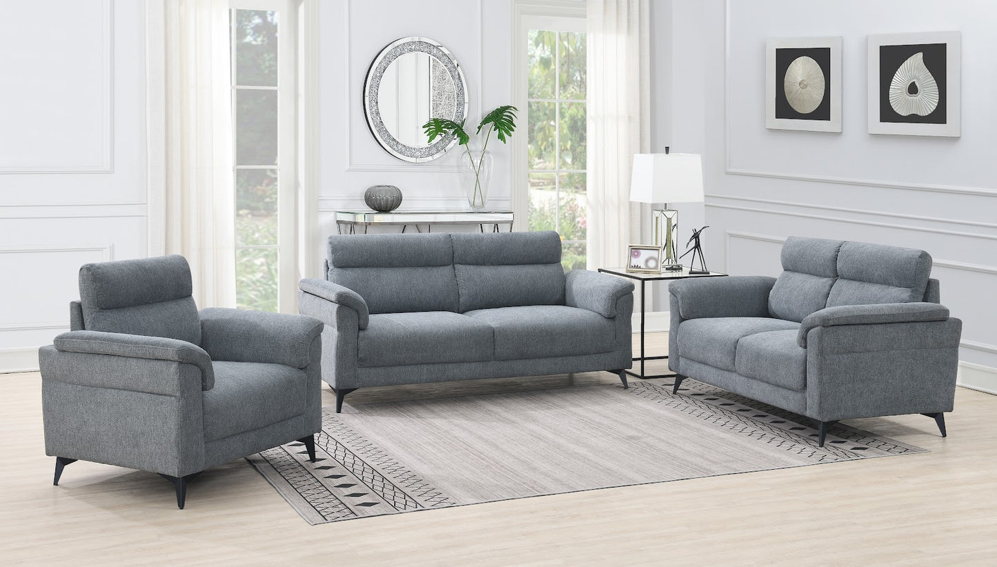 Porto 3 Seater - Grey