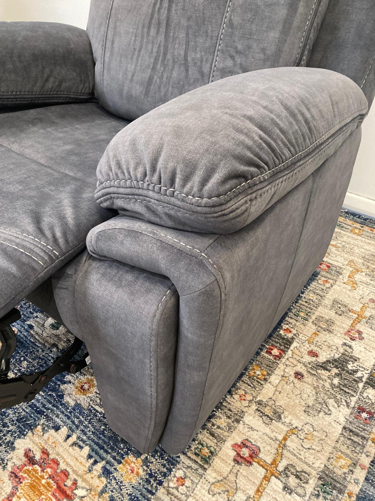 Foxlands 1 Seater Manual Recliner - Grey