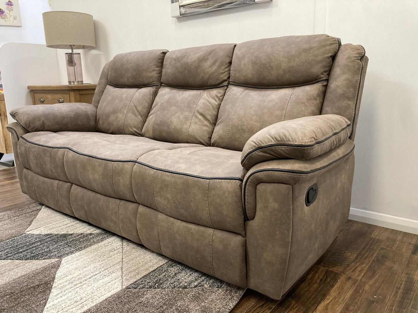 Lucan 3RR+1R+1R Manual Reclining Suite - Brown