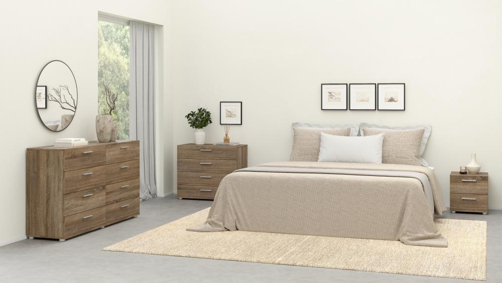 Pepe 3 Piece Bedroom Set - Truffle