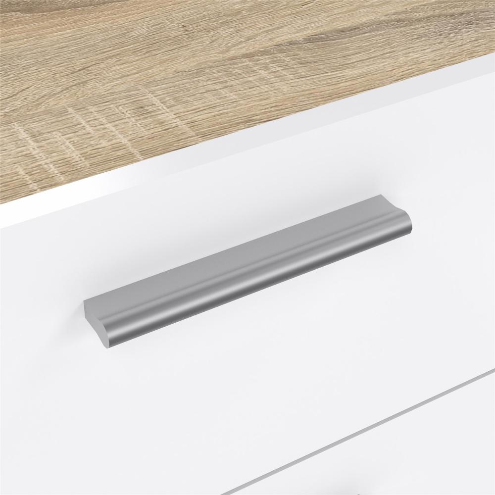 Pepe 4 Drawer Chest - Oak with White High Gloss