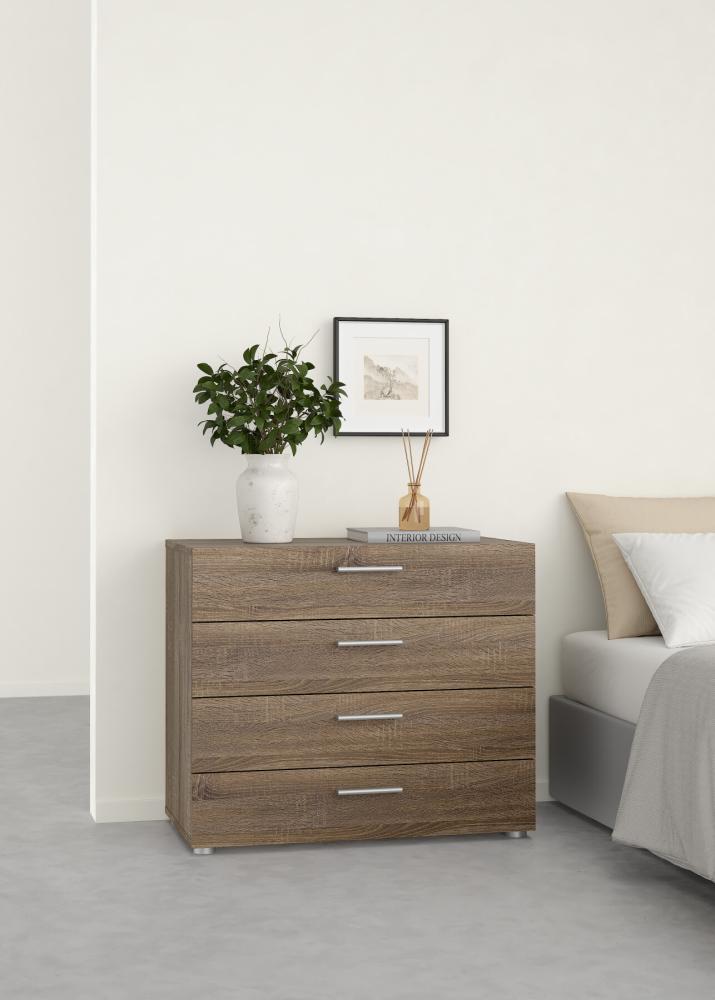 Pepe 4 Drawer Chest - Truffle