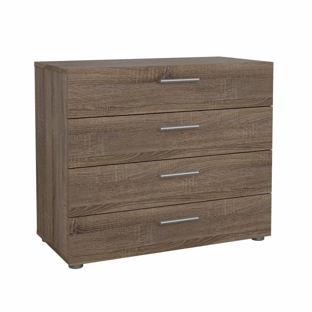 Pepe 4 Drawer Chest - Truffle
