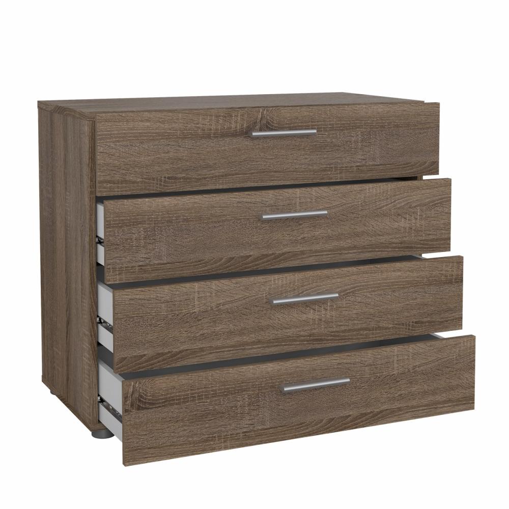 Pepe 4 Drawer Chest - Truffle