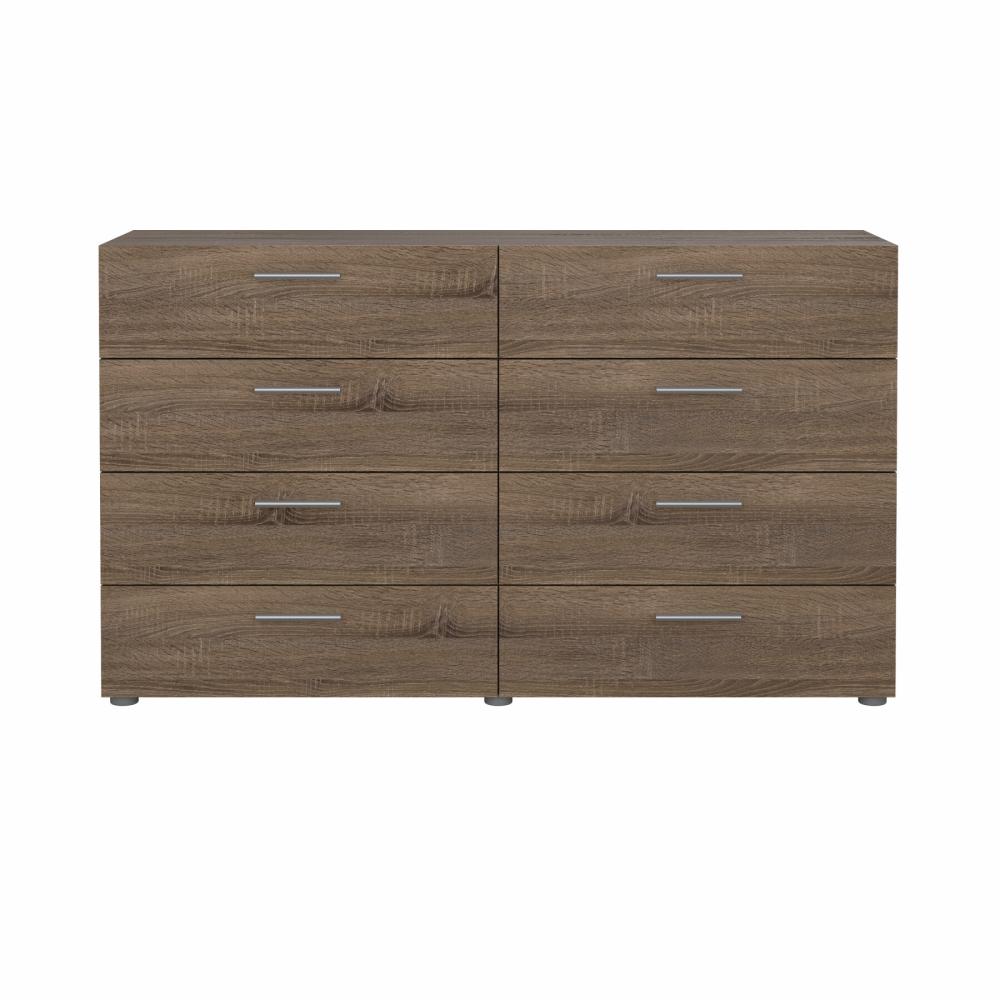 Pepe 8 Drawer Chest - Truffle