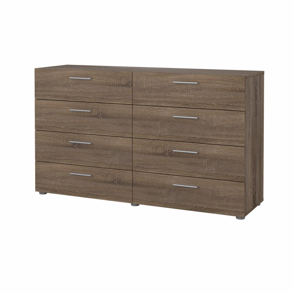 Pepe 8 Drawer Chest - Truffle