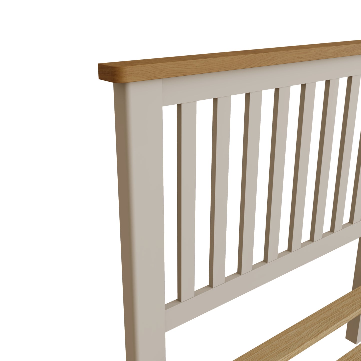 Rhea Dove Grey Single Bed Frame