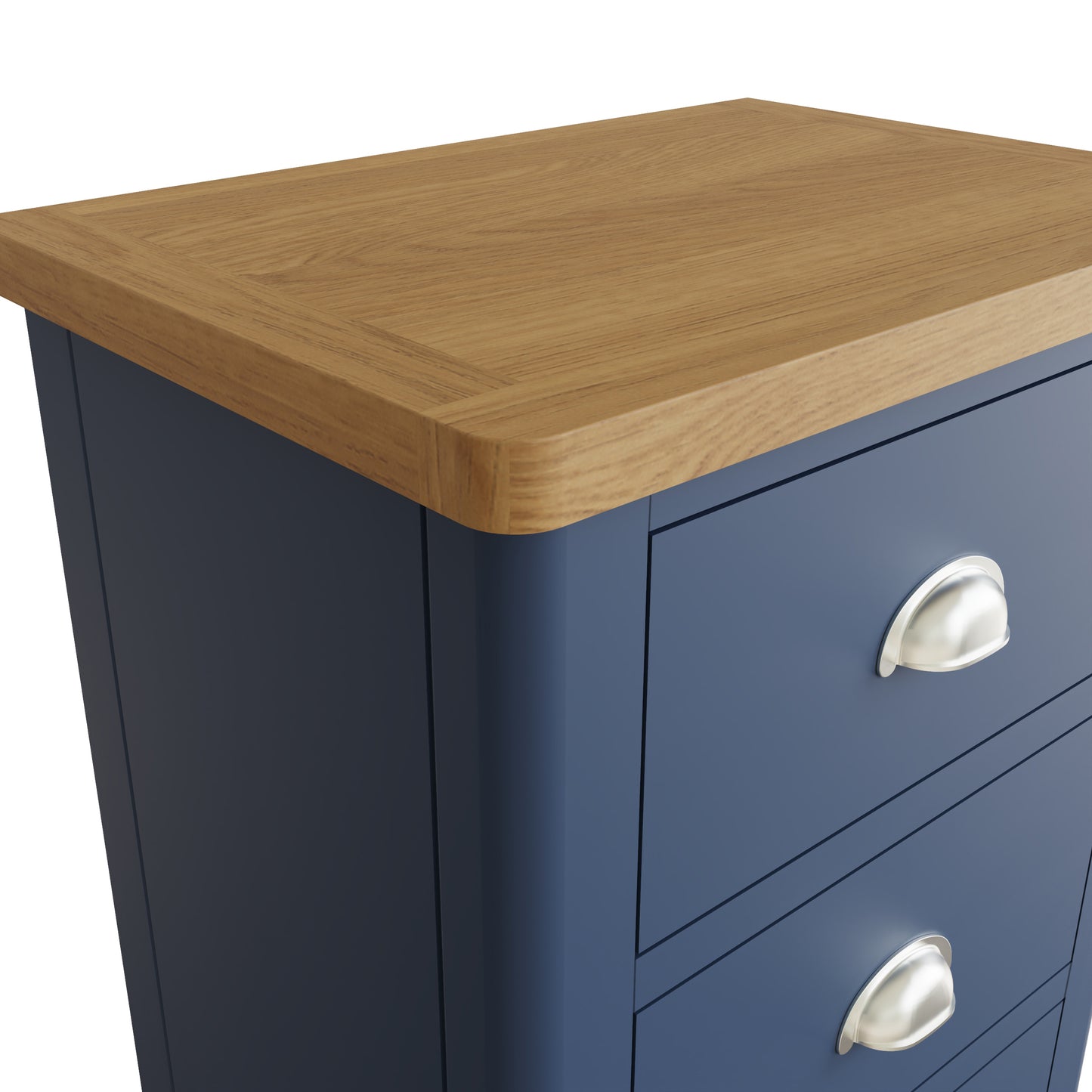 Rhea Blue 5 Drawer Narrow Chest of Drawers