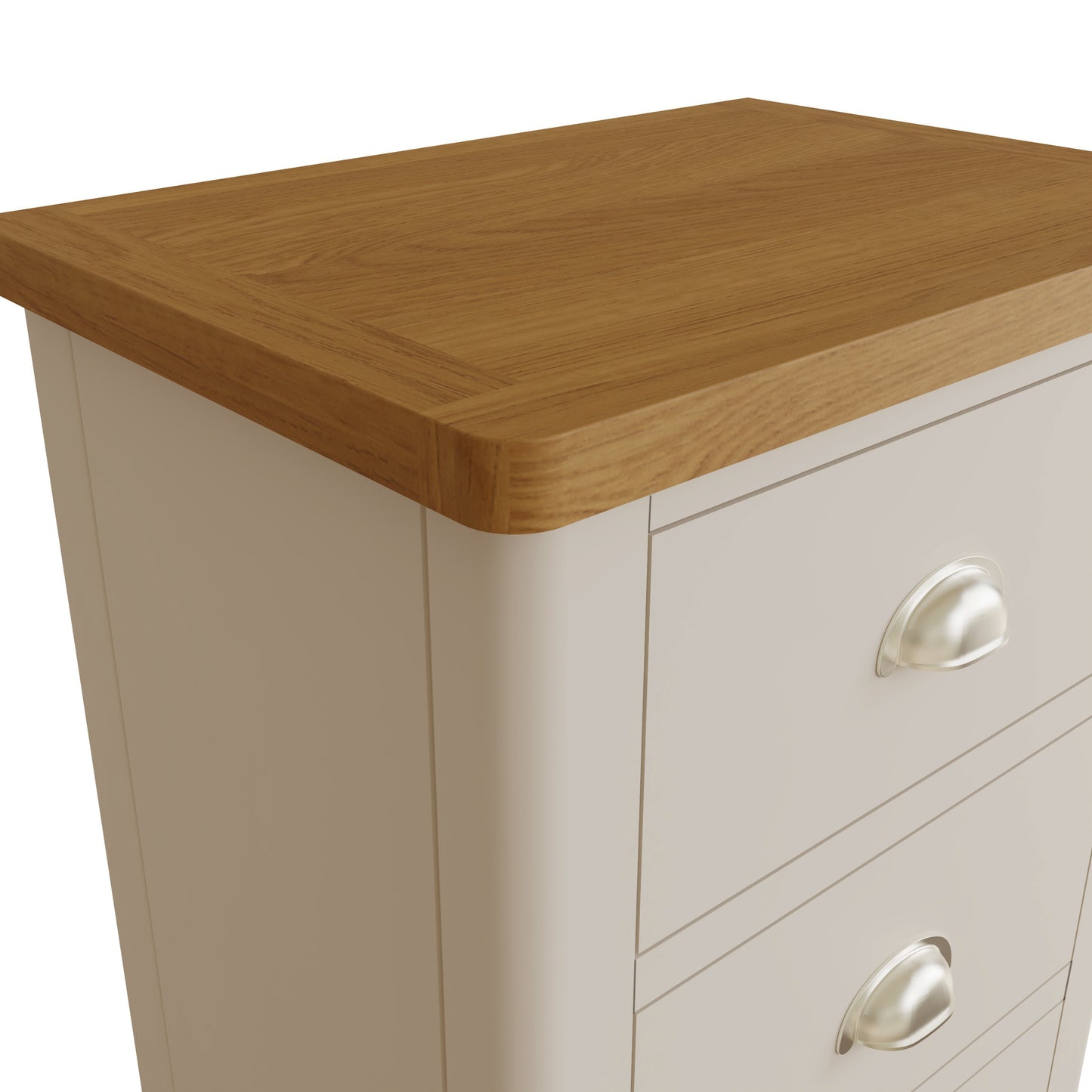 Rhea Dove Grey 5 Drawer Narrow Chest of Drawers