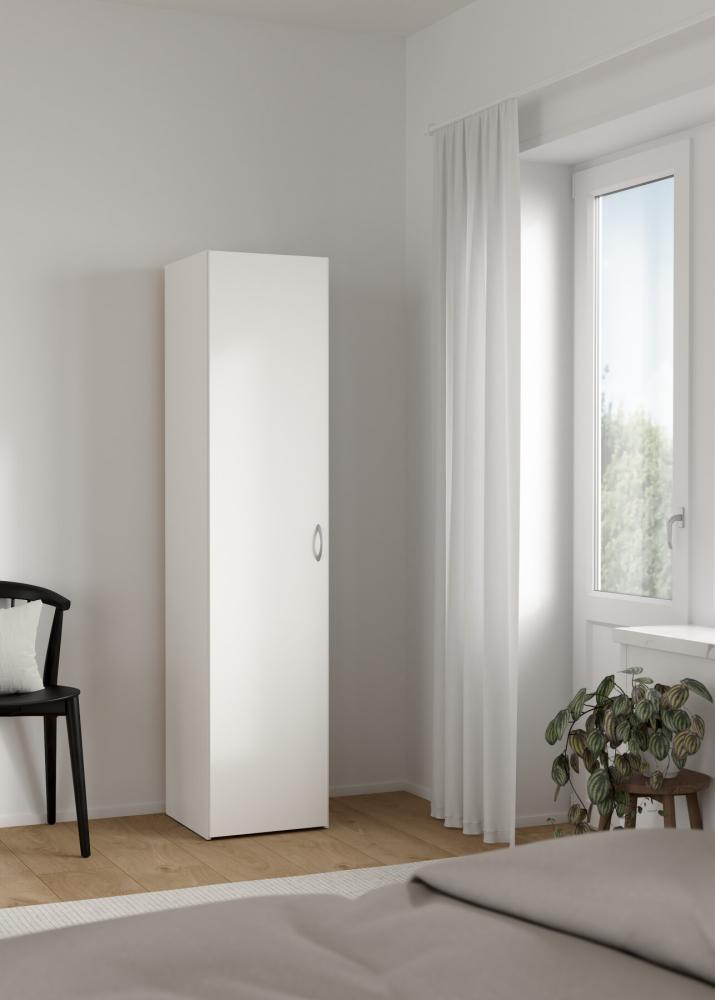 Space Wardrobe with 1 Door-White