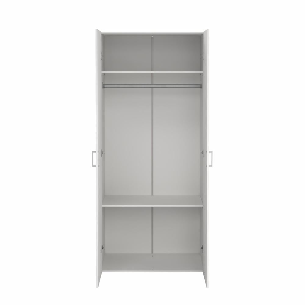 Space Wardrobe with 2 Doors-White