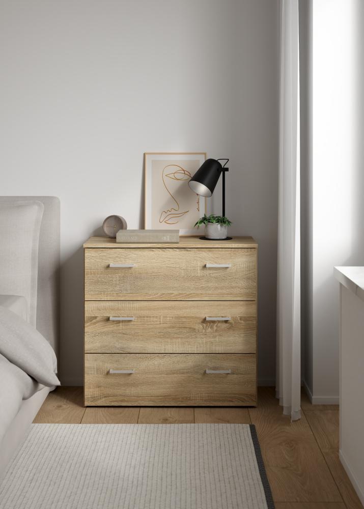 Space Chest 3 Drawers- Oak