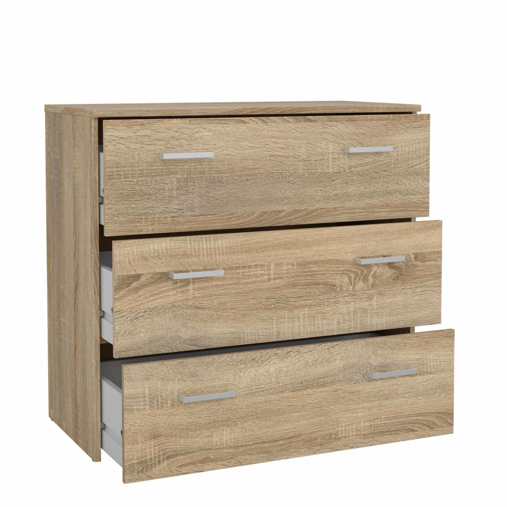 Space Chest 3 Drawers- Oak