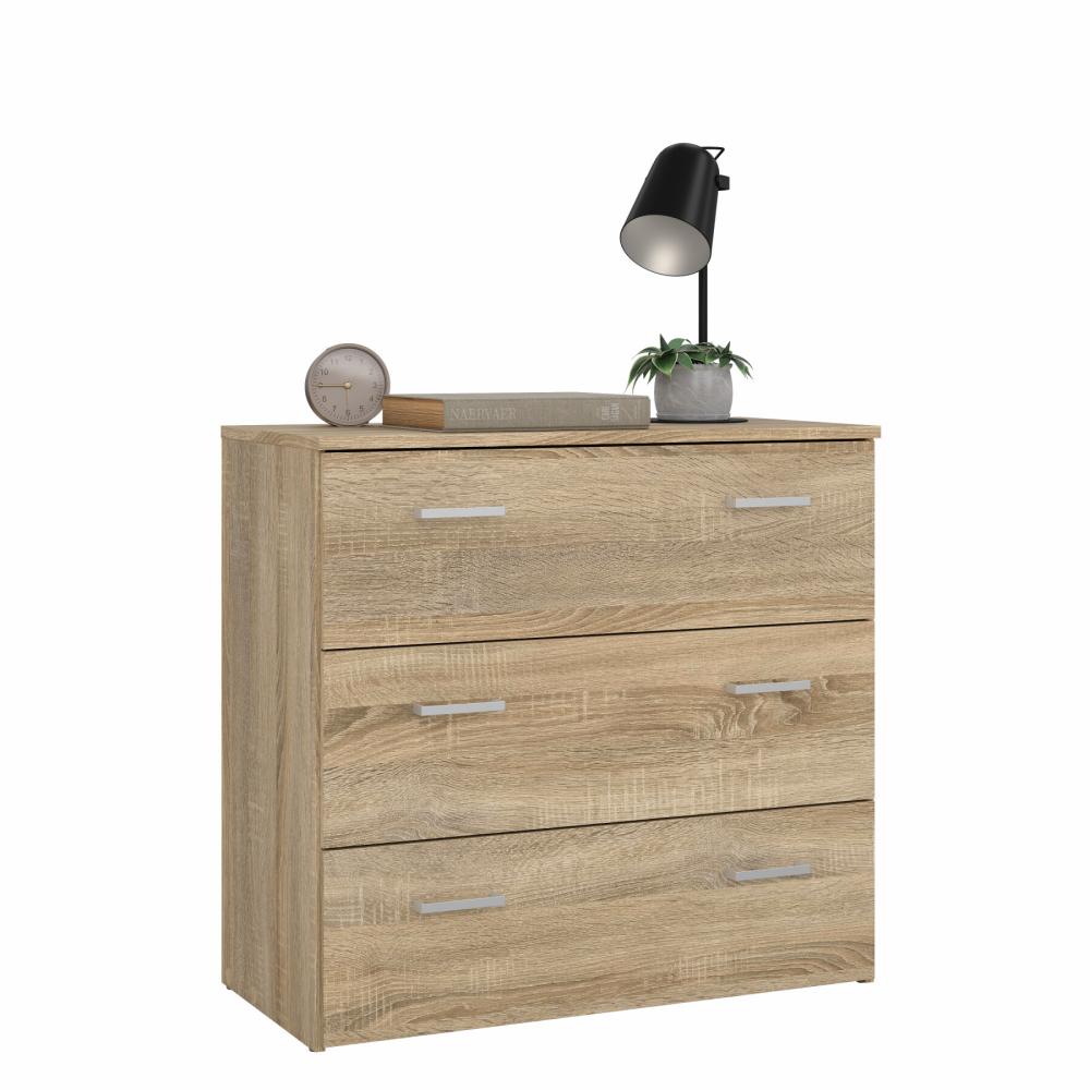 Space Chest 3 Drawers- Oak