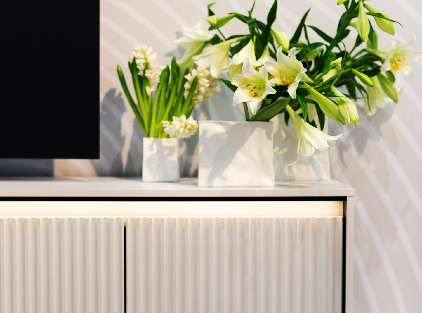Taylor 4 Door Sideboard Cabinet - Beige