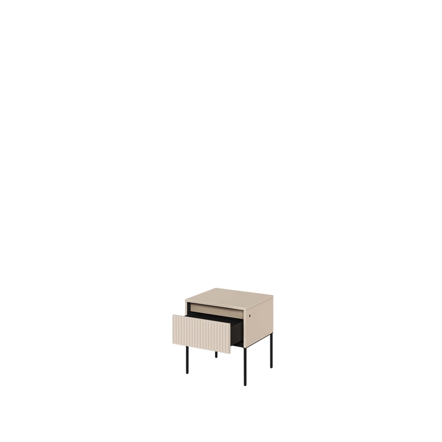 Taylor Side Table / Bedside Cabinet - Beige