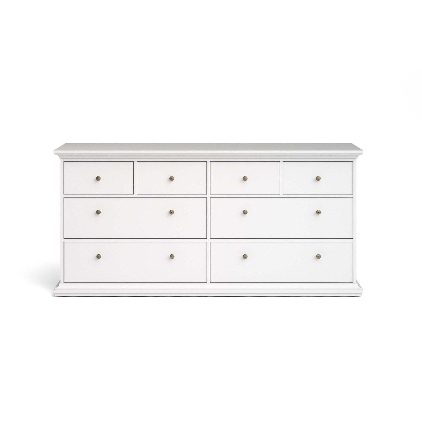 Paris Chest of 8 Drawers - White